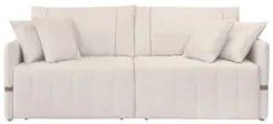 Sofá Cama Retrátil 200cm Essence D05 Linho Cru/Camel - Mpozenato