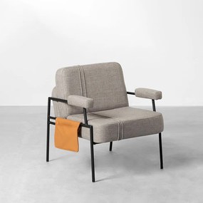 Poltrona May Tricô - Castor