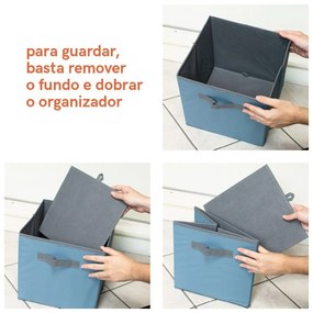 Organizador Dobrável Cinza