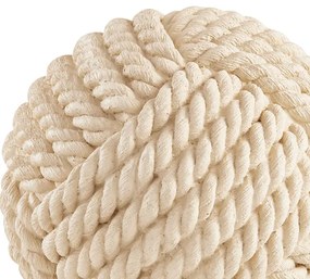Enfeite Decorativo "Esfera" Em Poliresina Off White 19x19 Cm - D'Rossi