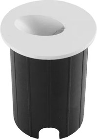 Balizador Led De Embutir Redondo 2w 3000k Ip65 Beam - BRANCO