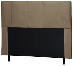 Cabeceira Donna Para Cama Box King 193 cm Suede Bege - D'Rossi