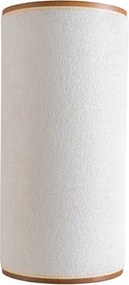 Arandela Retangular Tecido Boucle Natural Apollo