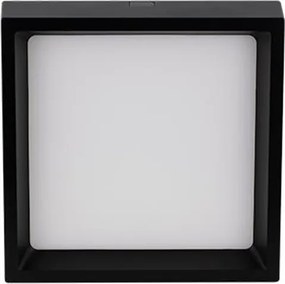 Plafon Led Sobrepor Preto Quadrado 17W 120 4000K Deep