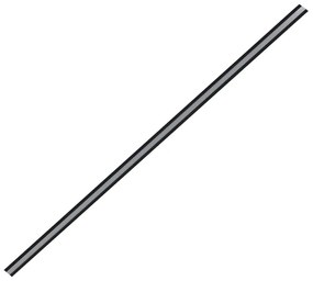 Perfil De Embutir Aluminio Para Fita Led 2M Stick P - PRETO
