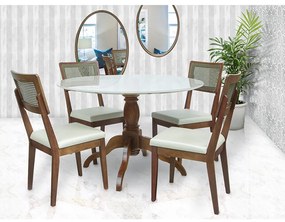 Conjunto de Jantar Sid com Cadeiras Atlanta ATIVA MÓVEIS -