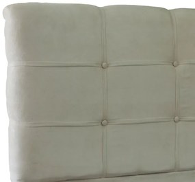 Cabeceira Painel Cama Box Casal 140cm Ana Luísa Suede Bege - Sheep Estofados - Bege