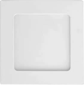 Plafon Led De Embutir Quadrado Branco 6W 6000K Panel