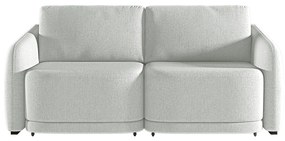 Sofá Cama Modulado Retrátil e Reclinável Decorativo Varsóvia 196cm Linho Cinza G33 - Gran Belo