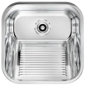 Tanque Docol Loggica 25 L em Aço Inox Alto Brilho 40x40 cm