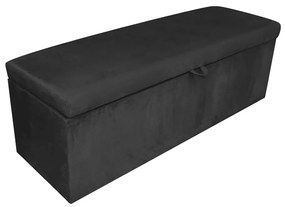 Calçadeira Clean 140 cm Suede D'Rossi - Preto