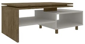 Mesa De Centro Lima Cinamomo/Off White - Bechara Móveis