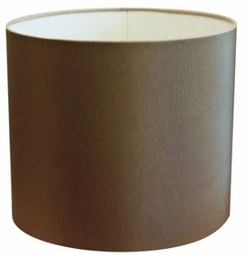 Cúpula Abajur Cilíndrica Cp-8015 Ø35x25cm Cáqui