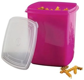 Pote Mantimento Quadrado Pink 2,5 Litros