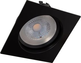 Plafon Embutir Led Easy Evo 3w 3000k Preto