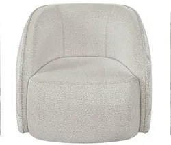 Kit 2 Poltronas Decorativa para Sala 90cm Tressê Zion M22 Boucle Branc