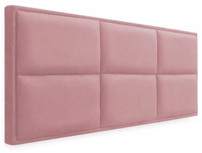 Cabeceira Painel Cama Box Solteiro 90cm Nina Suede Rosa - Sheep Estofados - Rosa
