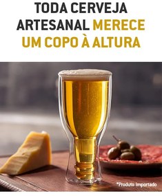 Copo de Vidro Garrafa Invertida