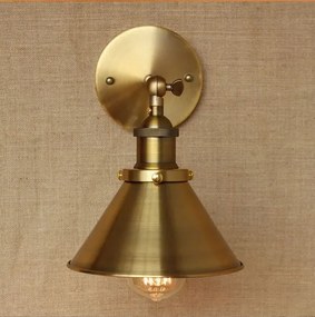 Arandela de parede de ferro vintage, luminária para cafeteria, sala de edison, arandela em américa, estilo industrial, loft