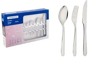 Faqueiro Tramontina Havaí em Aço Inox com Facas para Churrasco 84 Peças