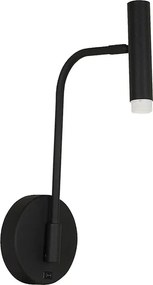 Arandela Led Metal 3W 240Lm 3000K Zione - PRETO