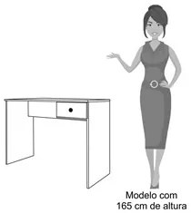 Kit 2 Mesas para Computador Notebook Escrivaninha 101cm Dubai L03 Pret