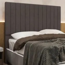 Cabeceira Cama Box Queen 160cm Estofada Plutus Boucle Marrom Z04 - Mpo