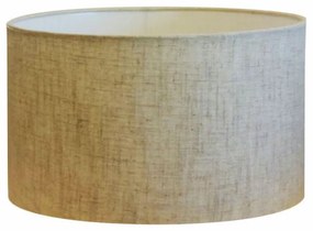 Cúpula abajur cilíndrica cp-8027 Ø55x30cm rustico bege