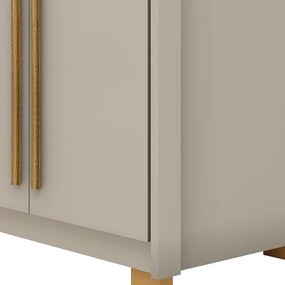 Guarda Roupa Com Espelho Dubai Majestic 6 Portas e 3 Gavetas Fendi - Vila Rica Móveis