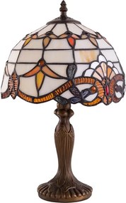 Abajur Metal Vidro Bronze Multicores Vitra