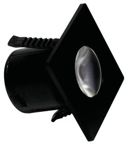Spot De Embutir Mini Quadrado 1,2W Led 3000K Bivolt 3,5X3,5X2,8Cm Down...