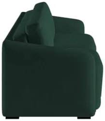 Sofá Cama Casal para Sala 236cm Polska Z08 Veludo Verde - Mpozenato
