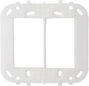 Placa 4x4 Termoplástico Branco 6 Módulos Decor