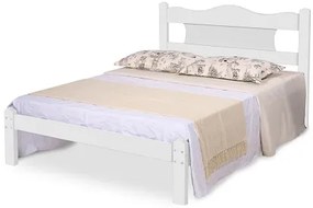 Cama De Casal Munique Branco - Gabrielli Móveis