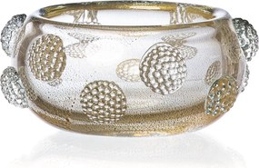 Cachepot Murano Amora P Cristal Transparente