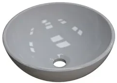 Cuba Pia de Apoio para Banheiro Redonda Bowl 30 C08 Cinza - Mpozenato