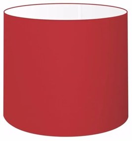 Cúpula em tecido cilíndrico abajur luminária cp-4143 35x25cm bordo