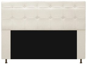 Kit Cabeceira e Calçadeira Baú Estofada Mel 195 cm King Size Com Capitonê Corano Bege - ADJ Decor