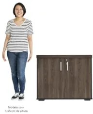 Conjunto Escritório Home Office 5 Peças Corp A06 Charuto/Preto - Mpoze