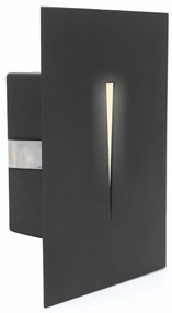 Balizador Luminária Parede Embutir Frisado Caixa 4x2 Escada Bivolt Para Lâmpada LED G9