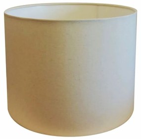 Cúpula em tecido cilíndrica abajur luminária cp-4099 40x25cm algodão crú