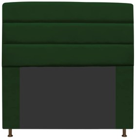 Cabeceira Estofada Turim 195 cm King Size Suede Verde - ADJ Decor