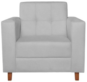 Kit Sofá 2 Lugares e 2 Poltronas Denver Corano Branco - ADJ Decor