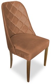 kit com 8 Cadeiras de Jantar Dublin Suede Telha