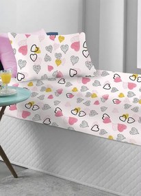 Jogo de Cama Rosa Solteiro 2 Peças