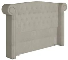Cabeceira Cama Box Casal 140cm Provença Z37 Boucle Cru - Mpozenato