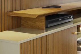 Home Theater Ares Cumaru/Opala - Madetec Móveis