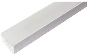 Perfil Sobrepor Para Fita Led Wood 50Cm 1,7X50X1,0Cm | Usina 30760/50 (PT - Preto Texturizado)