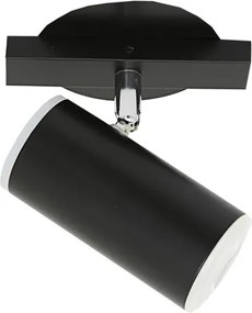 Spot Sobrepor Aluminio 12Cm - PRETO FOSCO