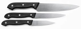 Kit Facas Metal 3 Peças